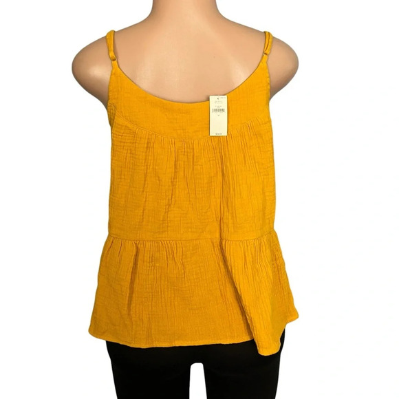 3/$30 🍂 Banana Republic Mustard Yellow Tiered Camisole - Picture 5 of 8